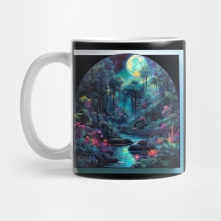 Enchanting Moonlit Foliage (624) Mug